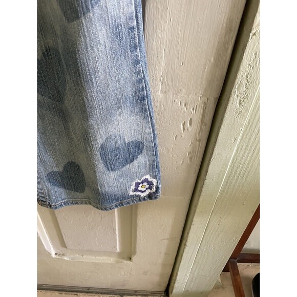 Maurices Morgan New-Boot Womens Size 11/12 Short Mid Rise Denim Blue Jeans 90s - Picture 3 of 11